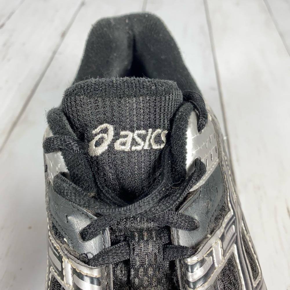 Asics Gel-Rocket Shoes Women’s Size 9.5 Athletic Running B053N Black Silver - Picture 11 of 12